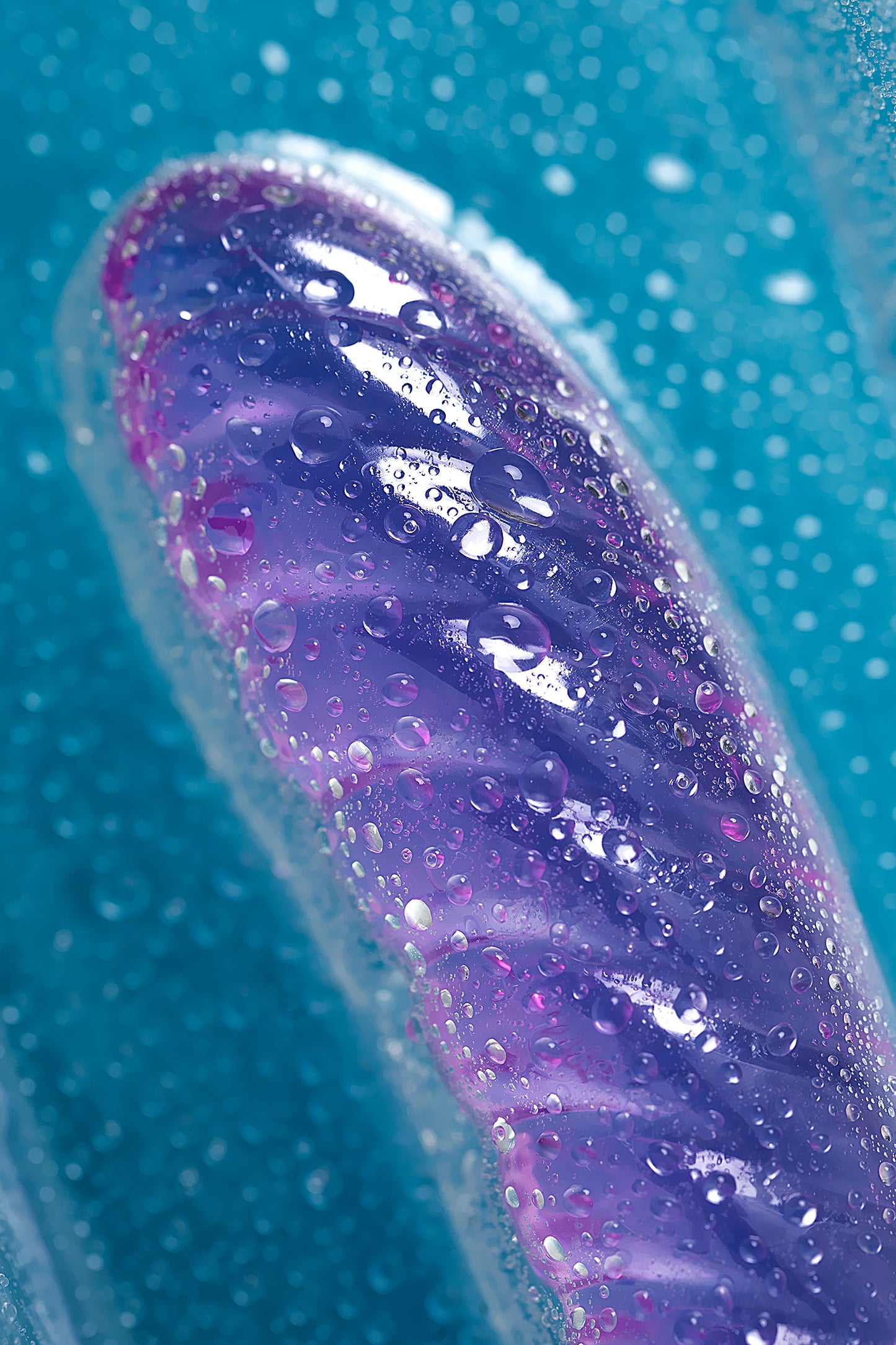 A-Toys by TOYFA Çift Taraflı Jel Dildo Frica, TPE, mor, 23 cm