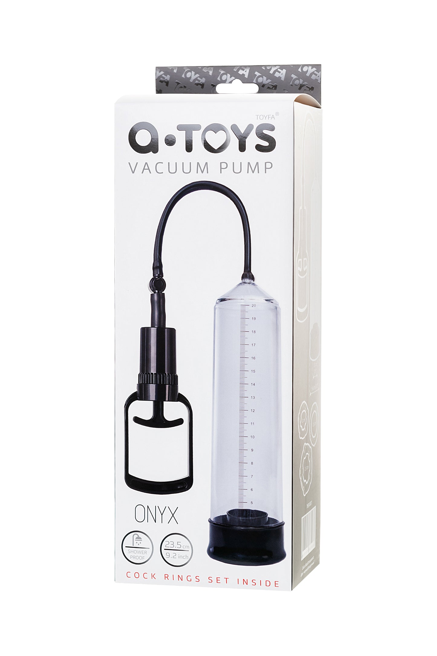 A-Toys by TOYFA Penis Pompası, PVC, siyah, 23,5 cm