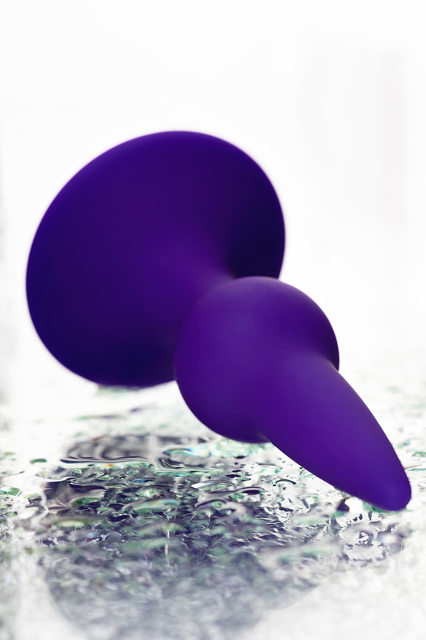 ToDo by Toyfa Klapsy Anal Plug, Silikon, Mor, 10,5 cm, Ø 3 cm