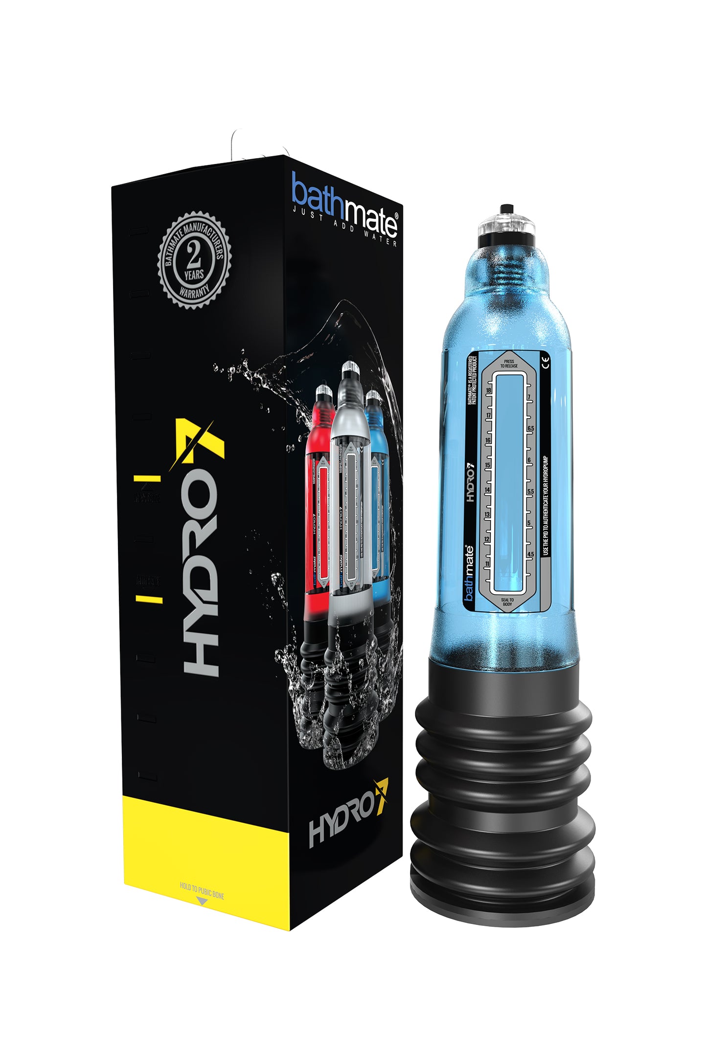 Bathmate HYDRO7 hidrolik pompa, ABS plastik, Cam göbeği, 30 cm (Hercules muadili)