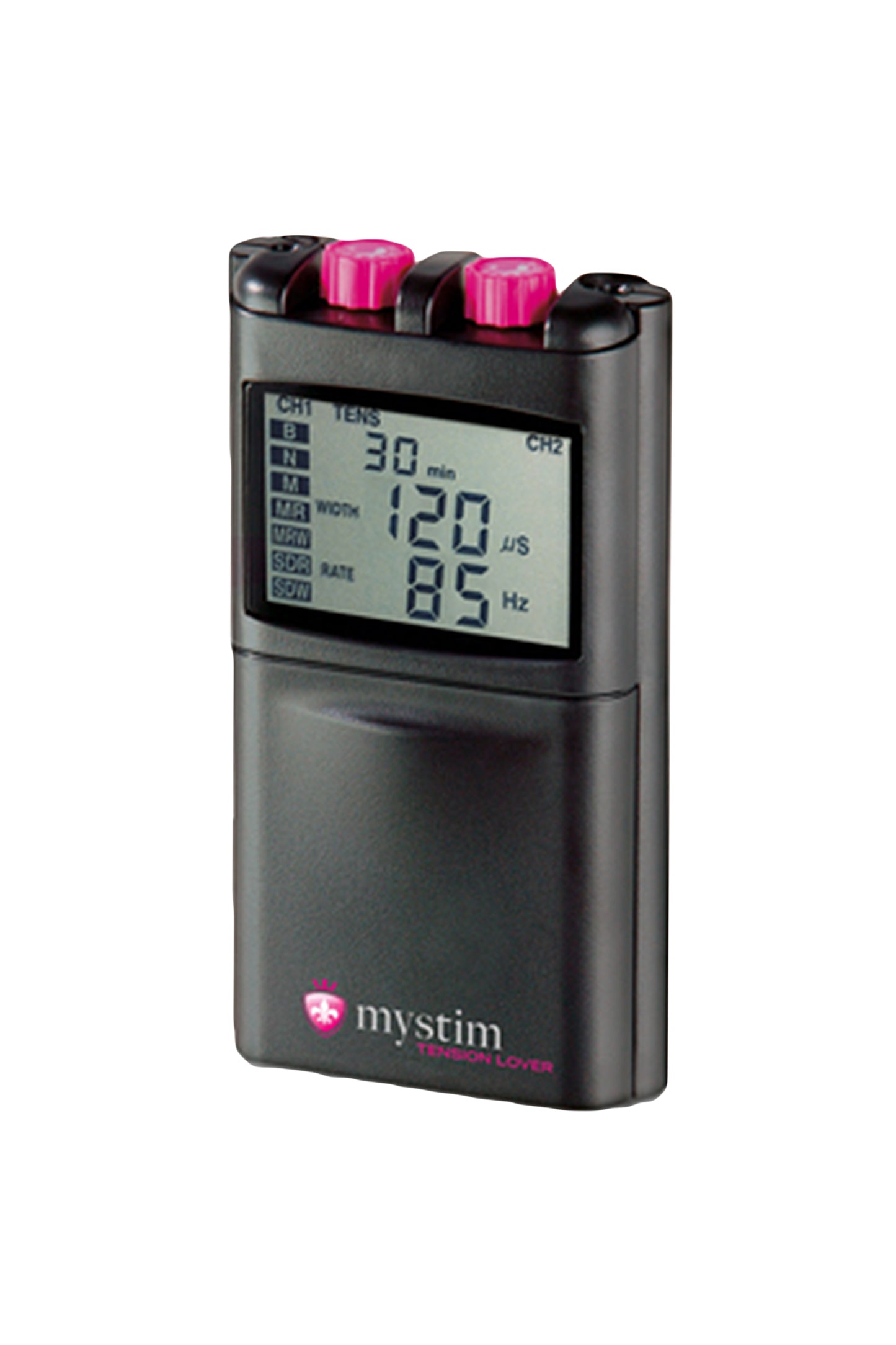Mystim Tension Lover Digital Dürtü Elektrotlar, 7 Program, siyah