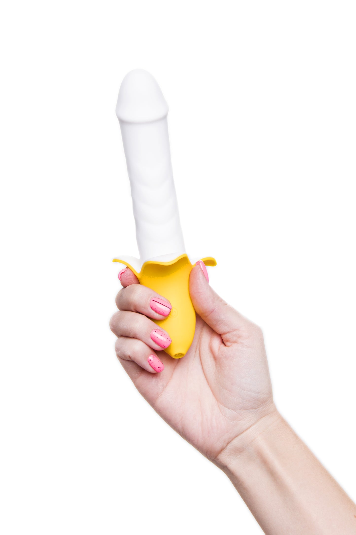 JOS B-NANA Vibratör, silikon, beyaz, 19 cm