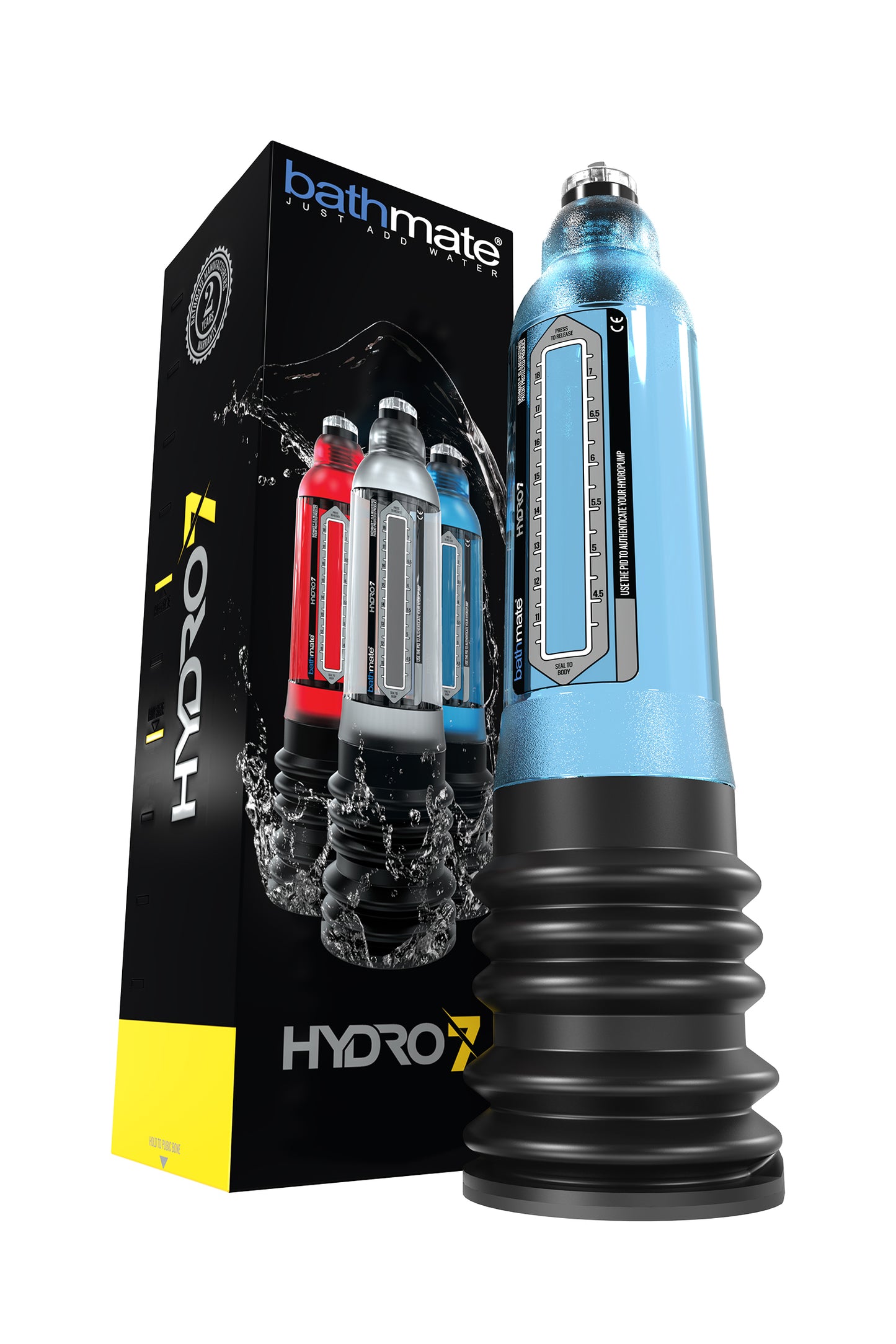 Bathmate HYDRO7 hidrolik pompa, ABS plastik, Cam göbeği, 30 cm (Hercules muadili)