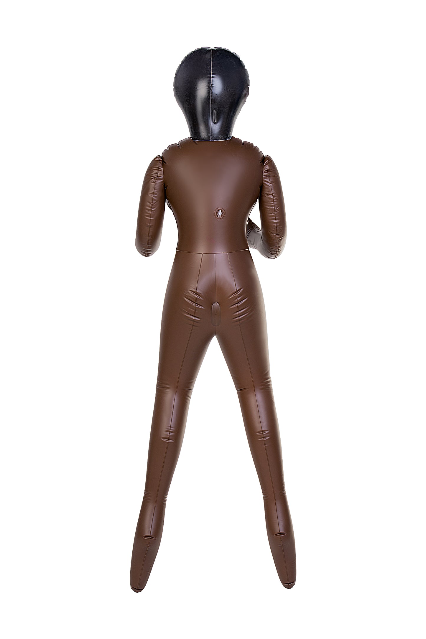 Dolls-X by TOYFA Michelle şişme bebek, siyah kadın, üç delikli, 160 cm