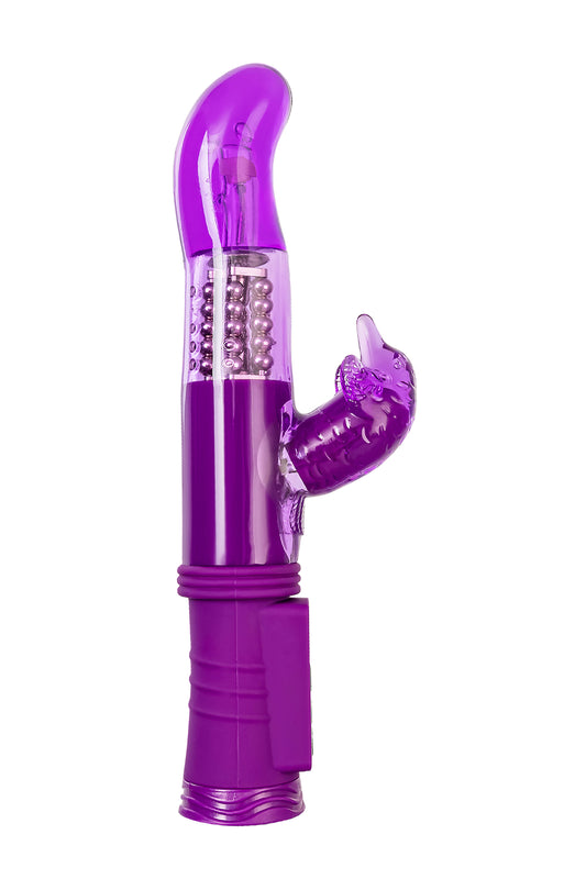 A-Toys by TOYFA Klitoral Uyarıcı Vibratör, TPR, Mor, 22,5 cm