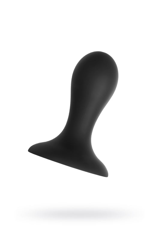 Erotist Hidro Anal Plug, S, silikon, siyah, 8,5 cm