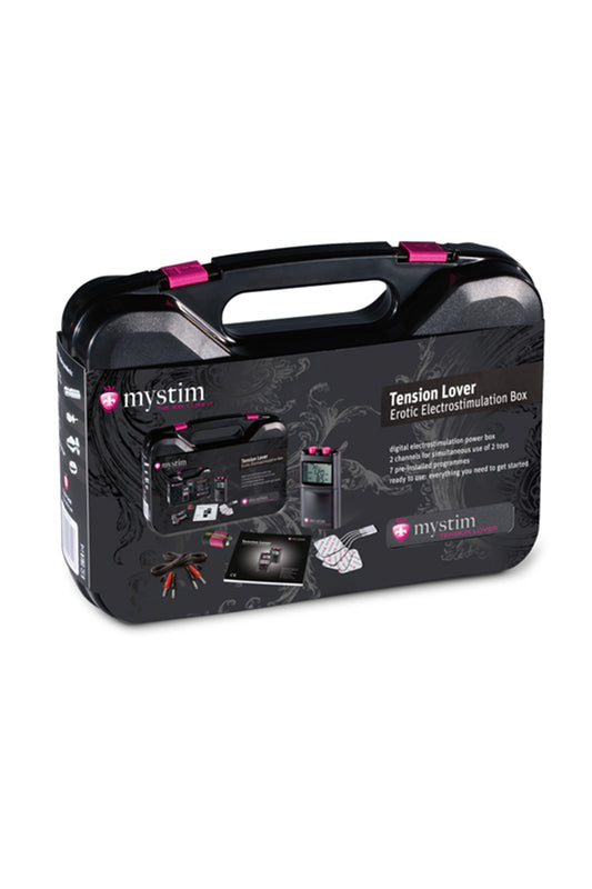 Mystim Tension Lover Digital Dürtü Elektrotlar, 7 Program, siyah
