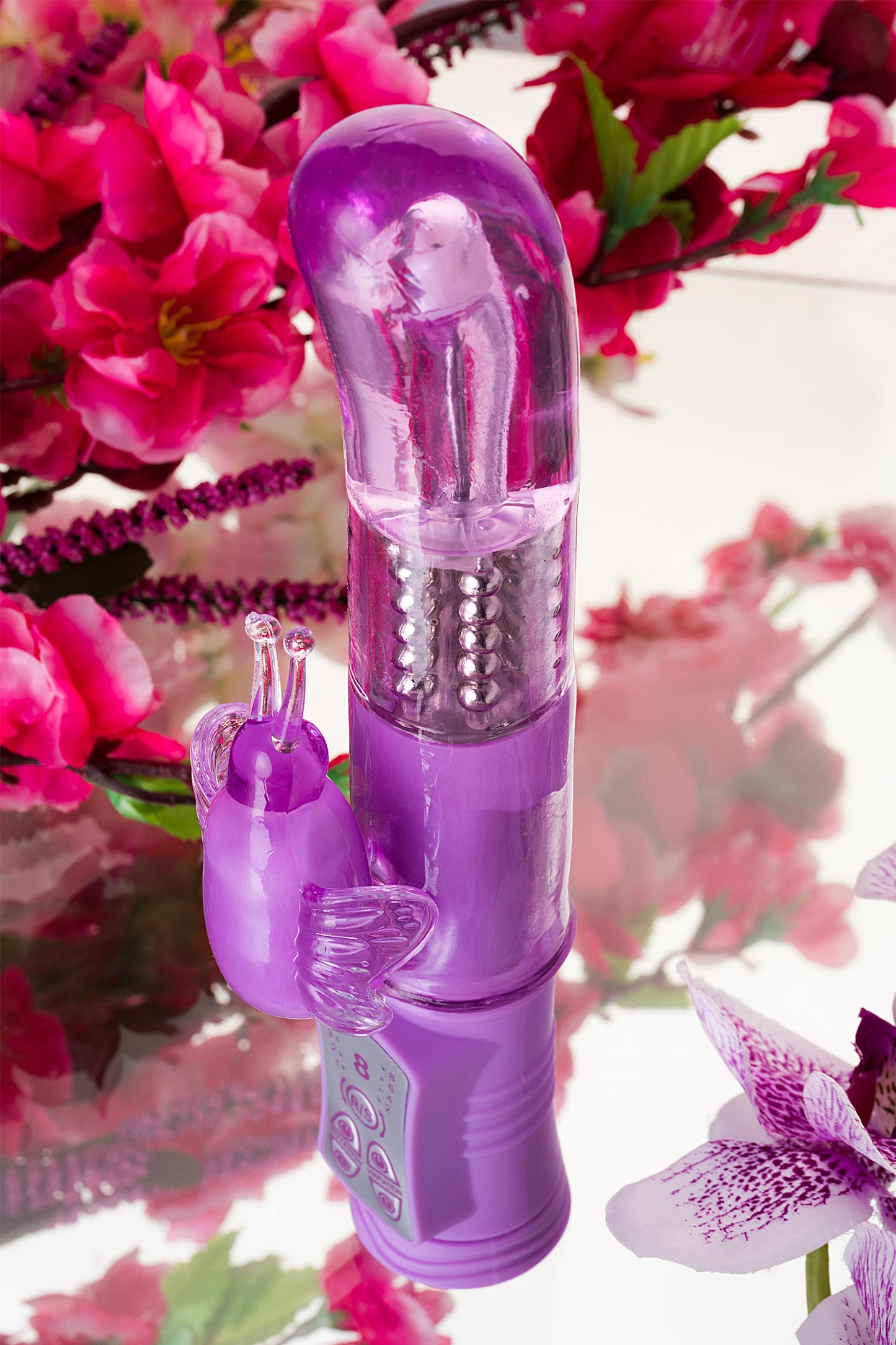 A-Toys by TOYFA High-Tech Vibratör, TPE, mor, 22,4 cm