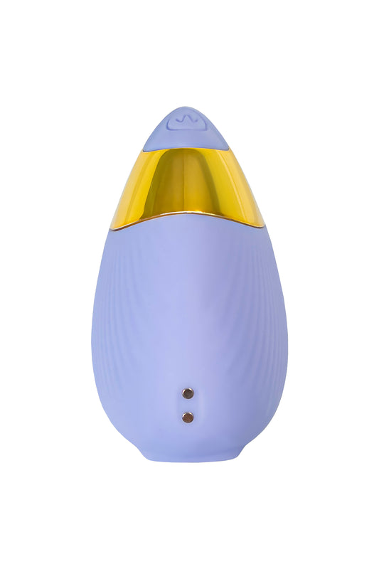 Çok fonksiyonlu vibratör L'Eroina Crasatell, silikon, lila, 9,5 cm