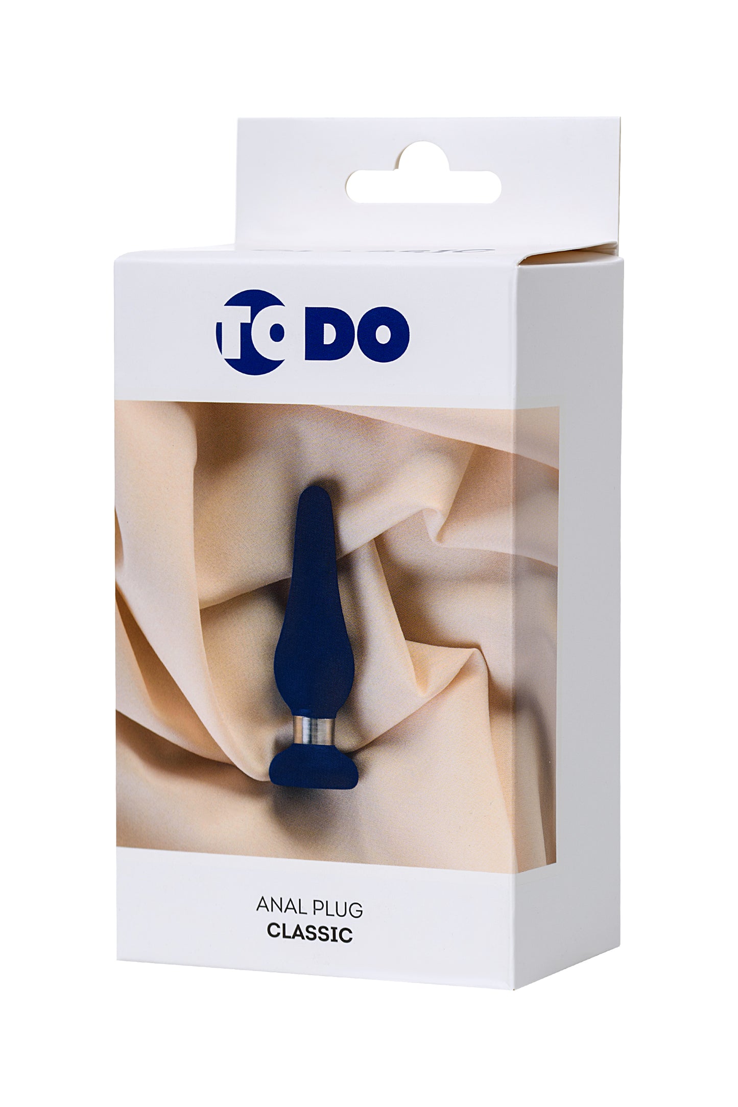 ToDo by Toyfa Slassic anal kılıf, Beden S, silikon, mavi, 10 cm, Ø 3 cm