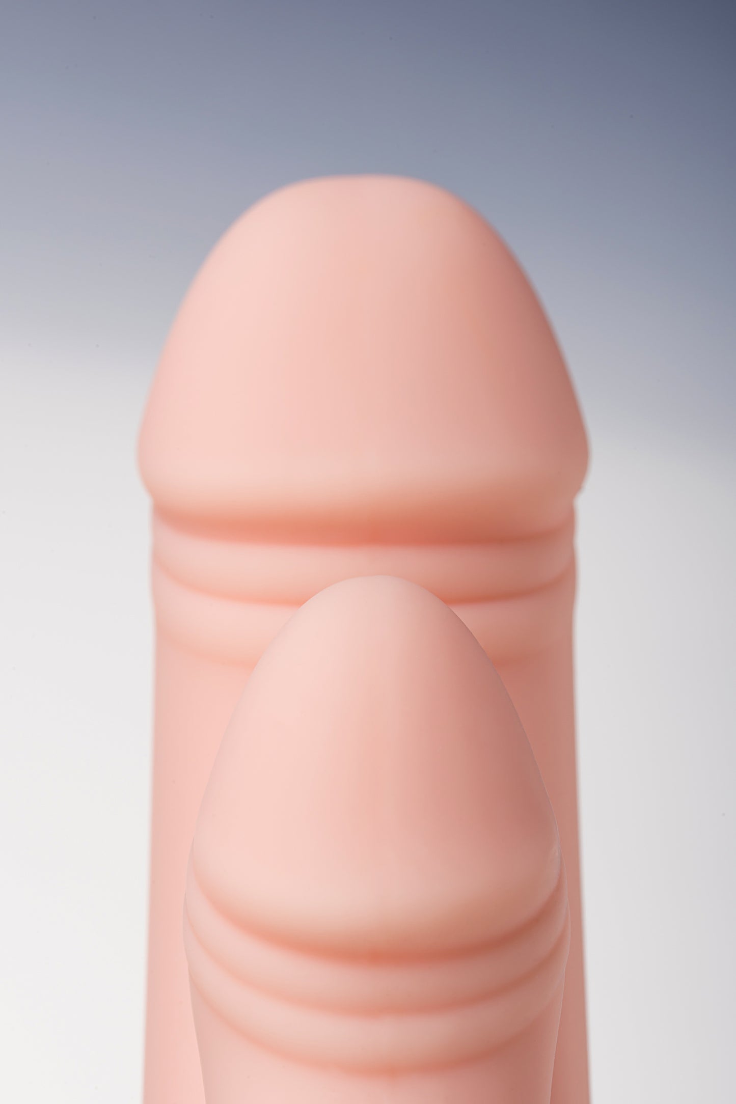 Gerçekçi TOYFA A-Toys Twint yapay penis, silikon, çıplak, 19,5 cm