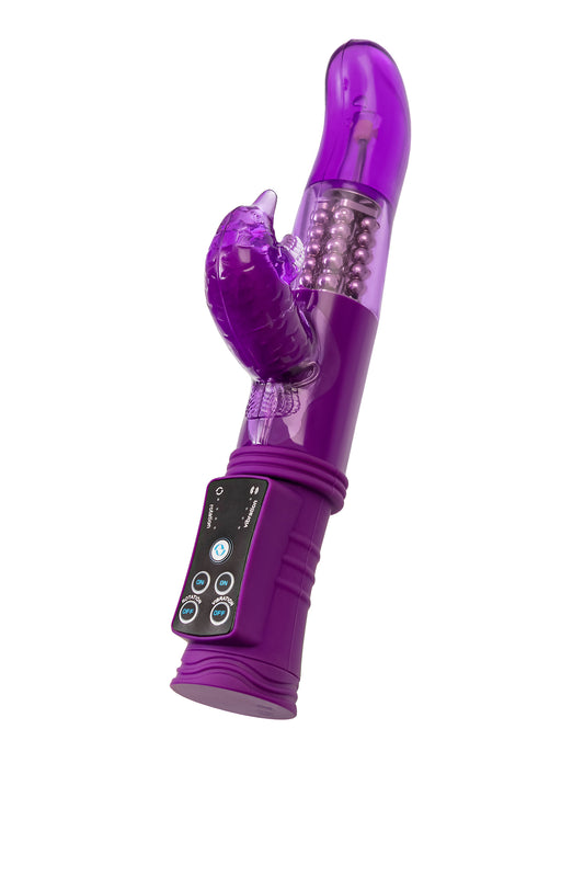 A-Toys by TOYFA Klitoral Uyarıcı Vibratör, TPR, Mor, 22,5 cm