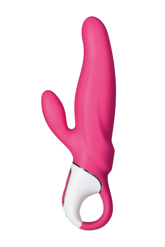 Satisfyer Mr.Rabbit Vibratör, silikon, kırmızı, 22,1 cm