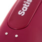 Satisfyer Curvy 1 Connect App Vakum Dalgası Klitoris Vibratörü, silikon, kırmızı, 14,3 cm