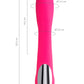 JOS Twig Vibratör, 5 titreşim modu, silikon, pembe, 20,5 cm, Ø 3,4 cm