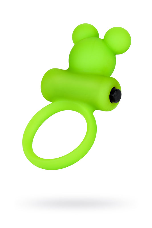 A-Toys by TOYFA Chio Titreşimli Penis Halkası , silikon, yeşil, 8,1 cm, Ø 3,1 cm