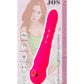 Vakum uyarımlı vibratör-pulsatör JOS COTOX, silikon, pembe, 23 cm