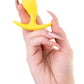 ToDo by Toyfa Blob Anal Plug, silikon, sarı, 5,5 cm, Ø 2,1 cm