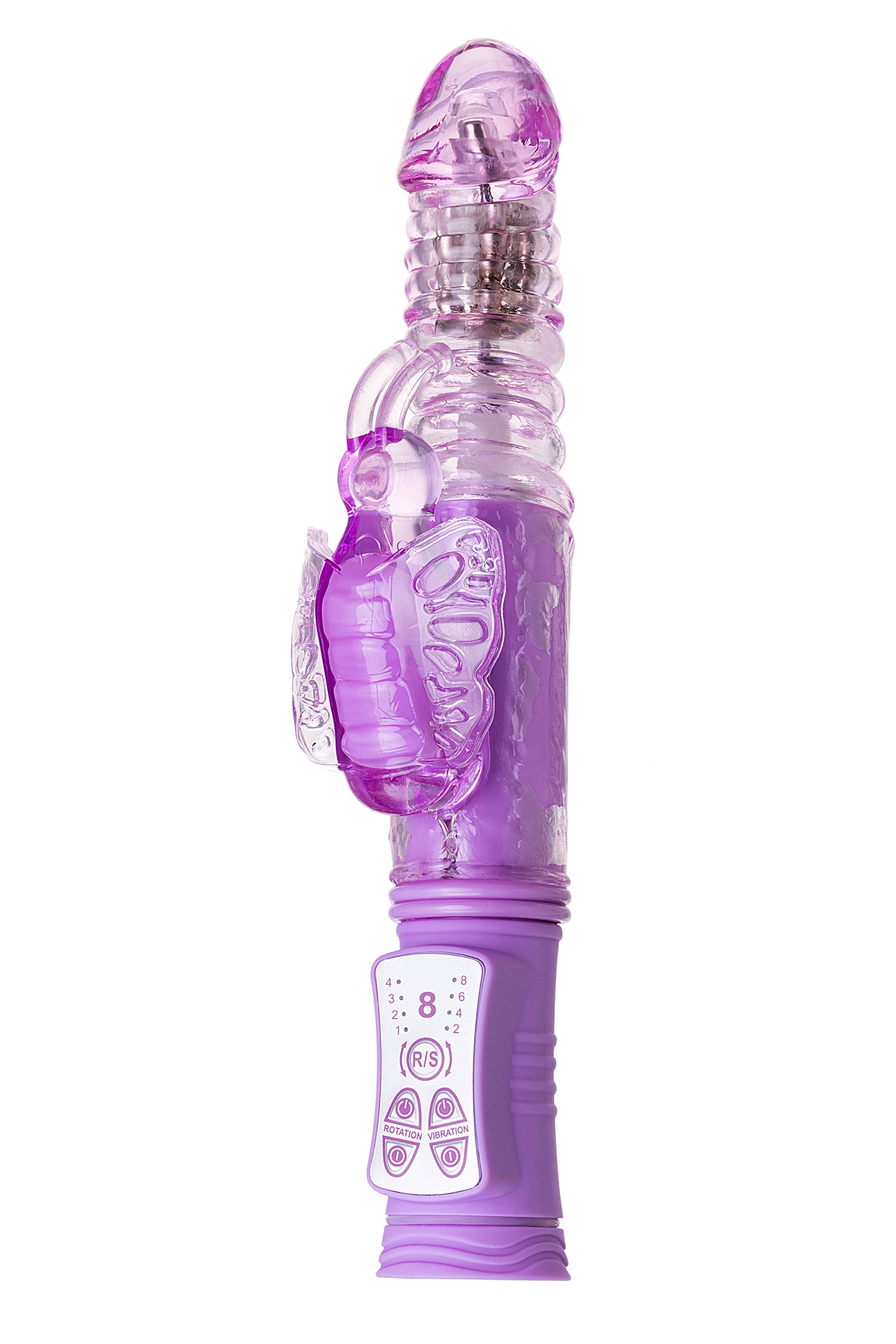 A-Toys by TOYFA Serk High-Tech  Klitoral Uyarıcı Vibratör, TPE, mor, 24,5 cm