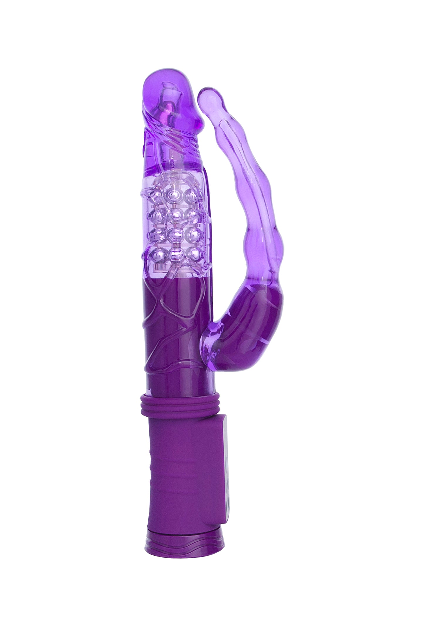 A-Toys by TOYFA  Anal-Vajinal Vantuzlu Vibratör, mor, 22 cm