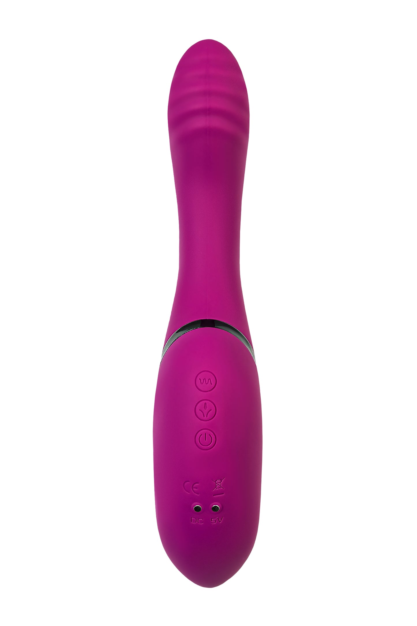 JOS Vakum uyarımlı döner vibratör Spinser, silikon, mor, 23 cm