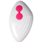 JOS Klitorisin vakum dalgası uyarımı ile titreşimli külot parçası Xiari, silikon, pembe, 9 cm