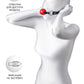 Anonymo BDSM Ağız Topu #0303, ABS plastik, kırmızı, 64 cm
