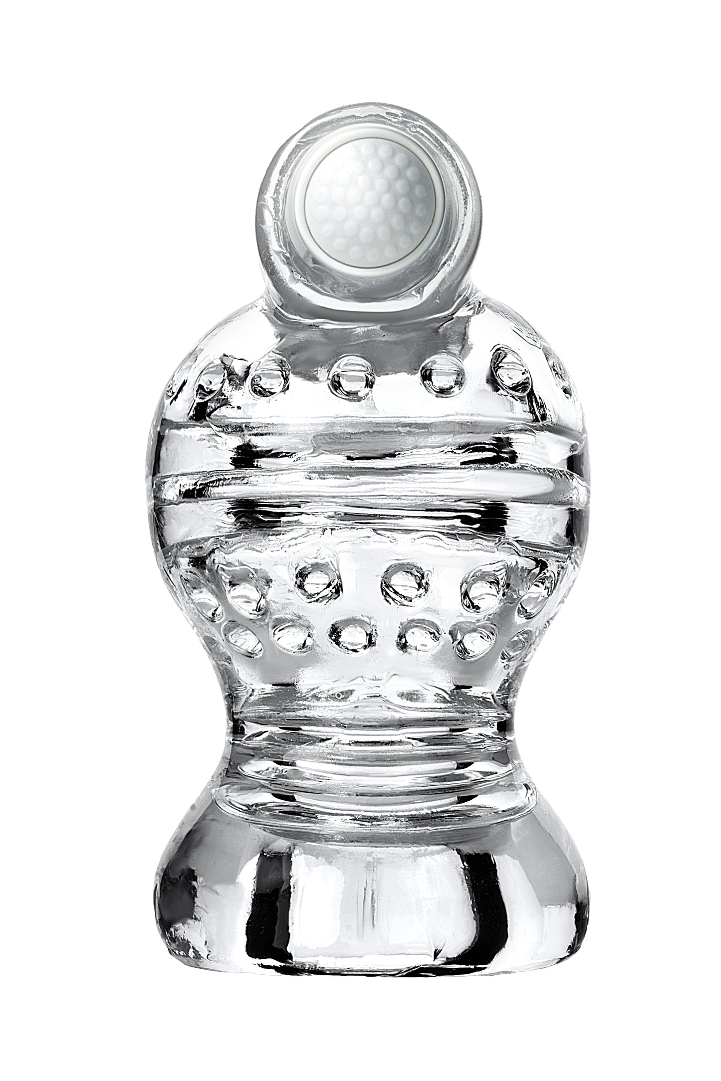 Lingam by TOYFA Masturbator ,Shakti, TPE, Şeffaf, 9 cm