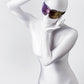 Anonymo BDSM Maske #0201, PVC, baskılı, 27,5 cm