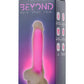 Beyond by Toyfa Tony Glow  Gece Parlayan Dildo, Silikon,Şeffaf , 20 cm