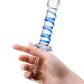 Çift taraflı yapay penis Sexus Glass, cam, transparan, 22,5 cm