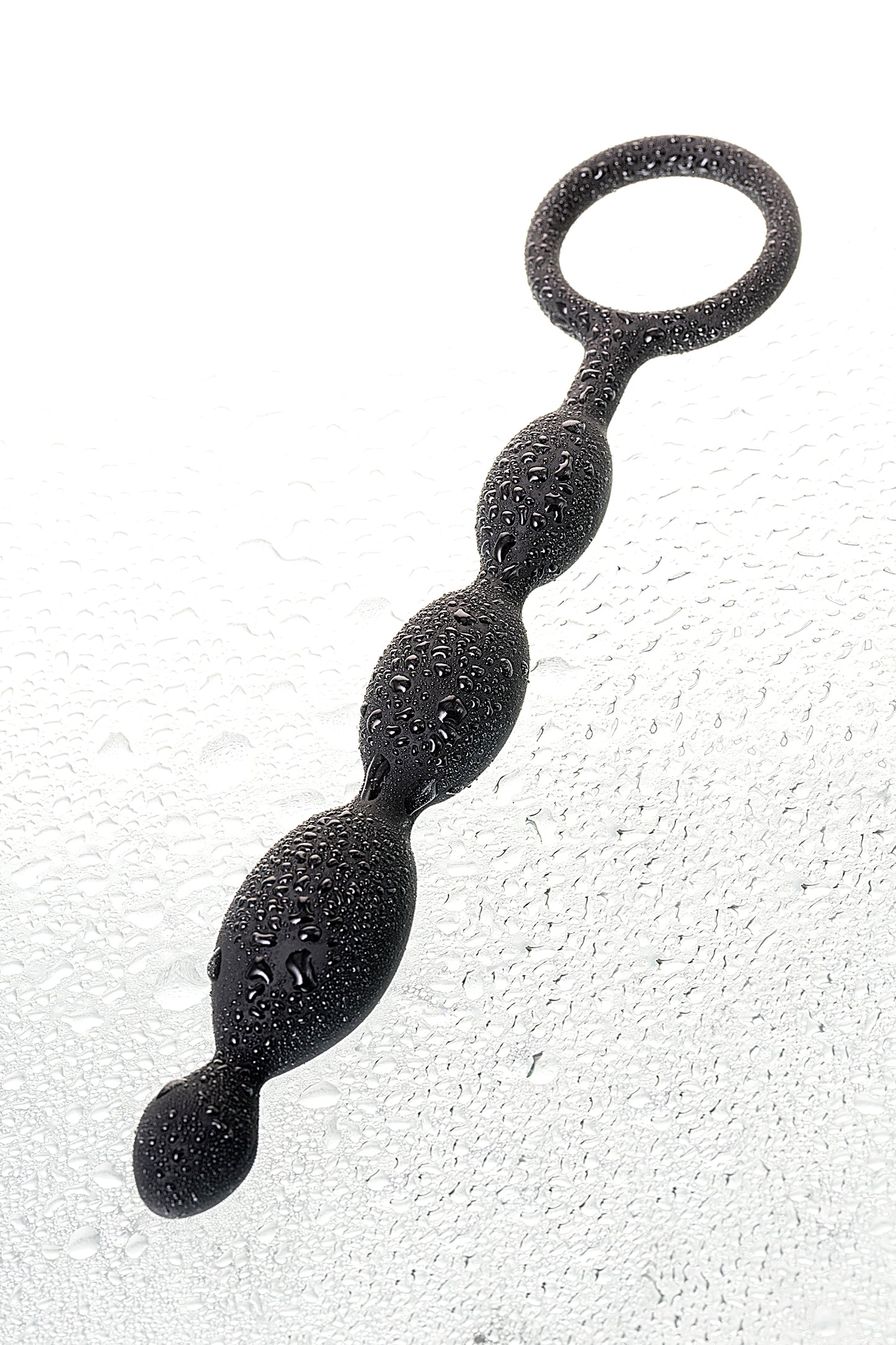 A-Toys by TOYFA  Anal Boncuk S, silikon, siyah, 19,5cm