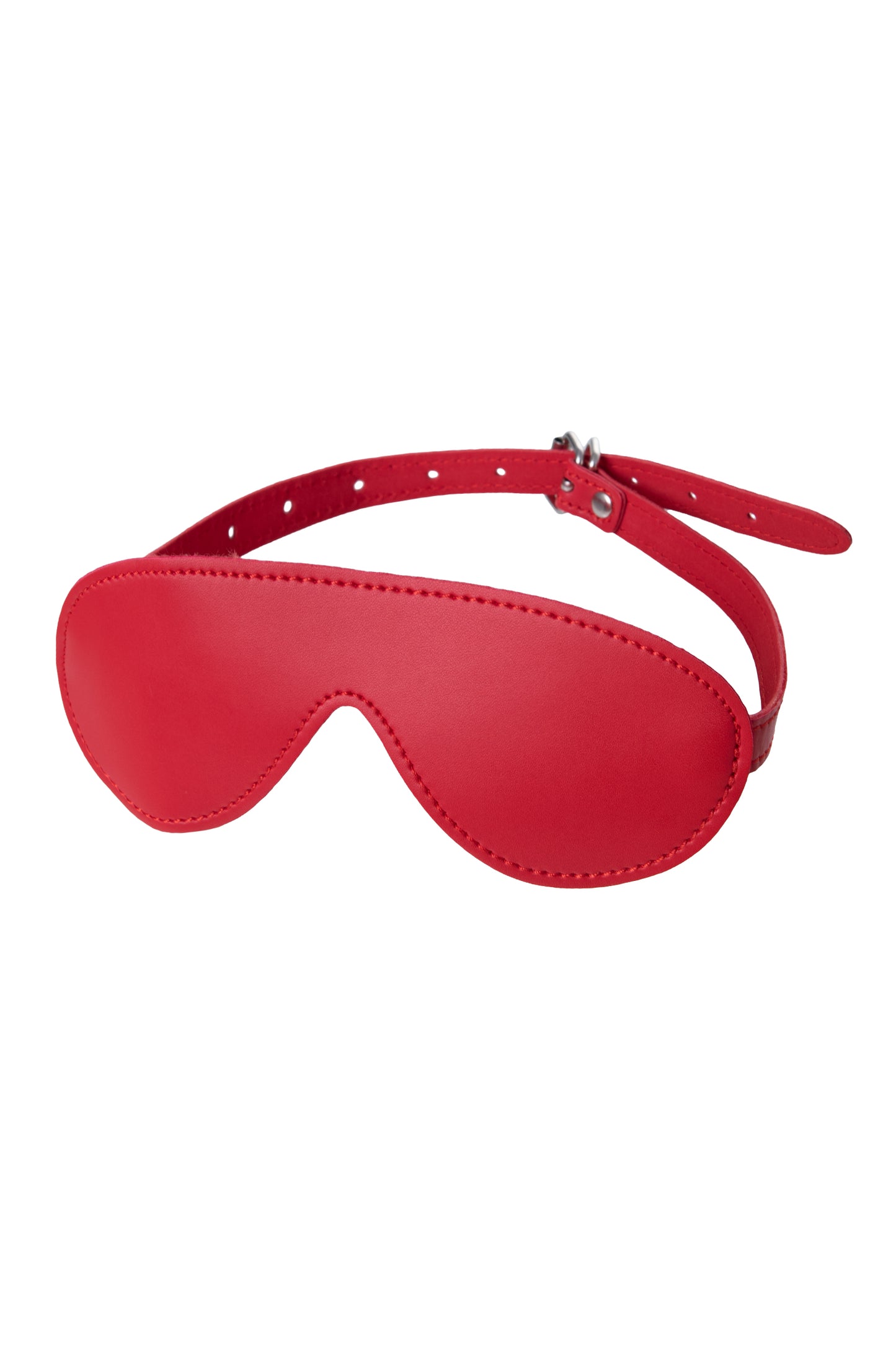 Anonymo BDSM Maske, PU deri, kırmızı, 65 cm