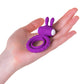 JOS GOOD BUNNY Penis Halkası, silikon, mor, 9 cm