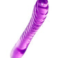 A-Toys by TOYFA Çift Taraflı Jel Dildo Frica, TPE, mor, 23 cm