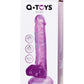 A-Toys by TOYFA Jel Dildo Celiam, TPE, mor, 20,5 cm