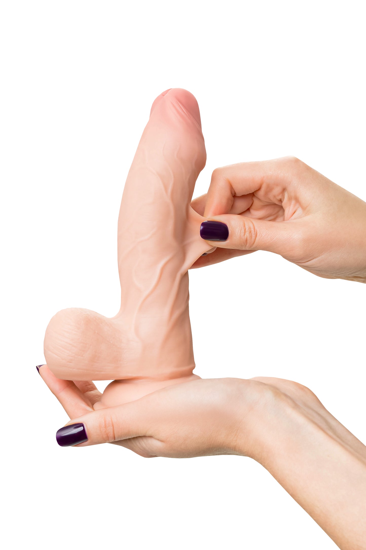 My Babe My Treasure Gerçekçi Yapay Penis, TPE, Çıplak, 18,5 cm