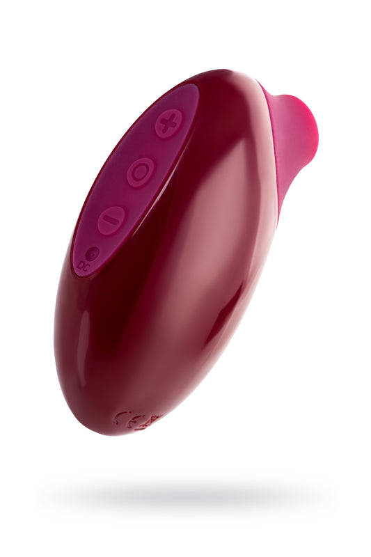 A-Toys by TOYFA Myrty Vakum Mastürbatör, Bordo, 9,8 cm