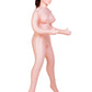 Dolls-X by TOYFA Ms Melanie tarafından şişme bebek, gerçekçi.kafa, kahverengi saçlı, iki delikli