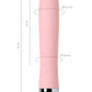 PHYSİCS FAHRENHEİT Titreşimli Toplu Isıtmalı Vibratör, silikon, pembe, 19 cm