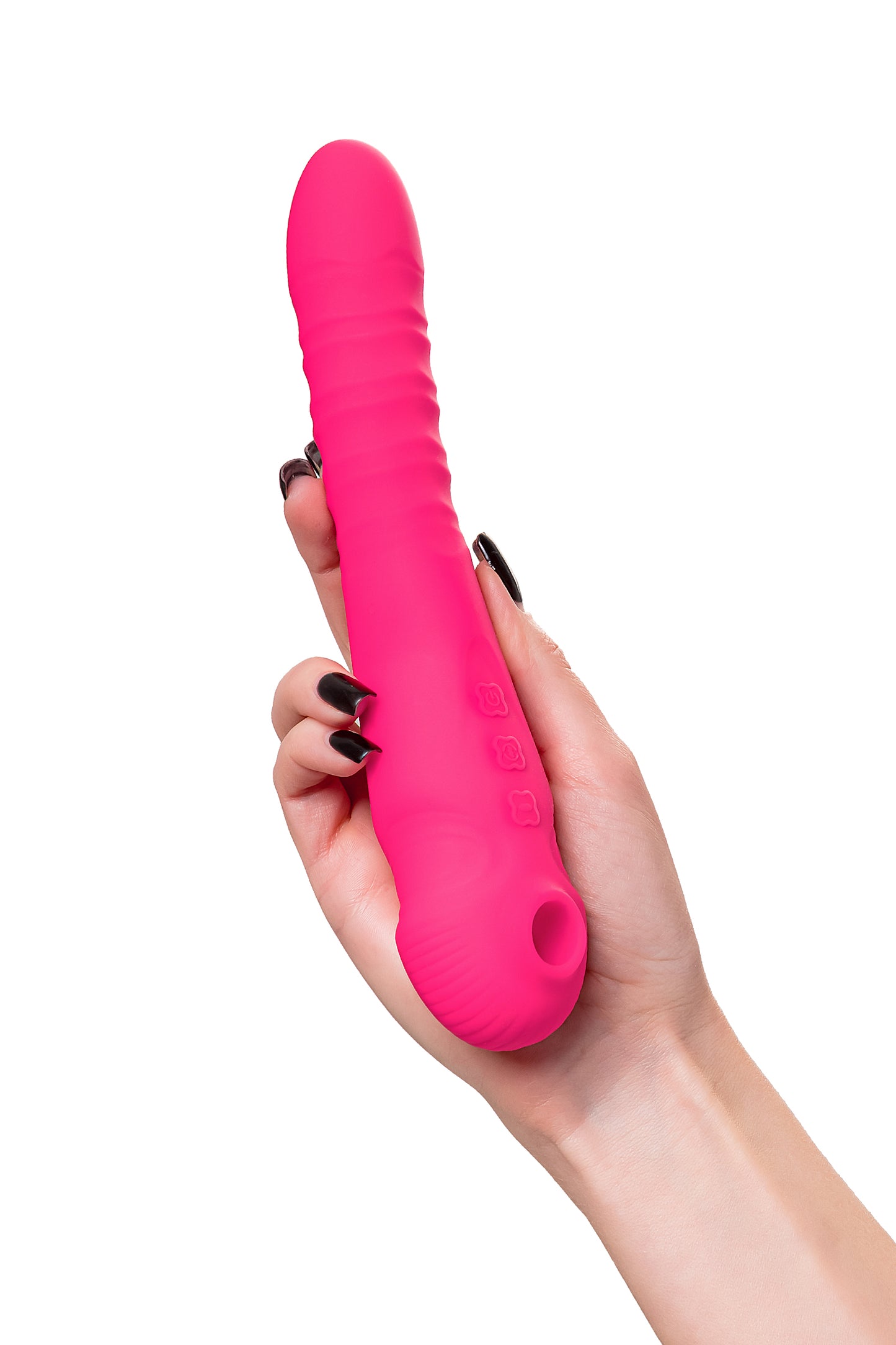 Vakum uyarımlı vibratör-pulsatör JOS COTOX, silikon, pembe, 23 cm
