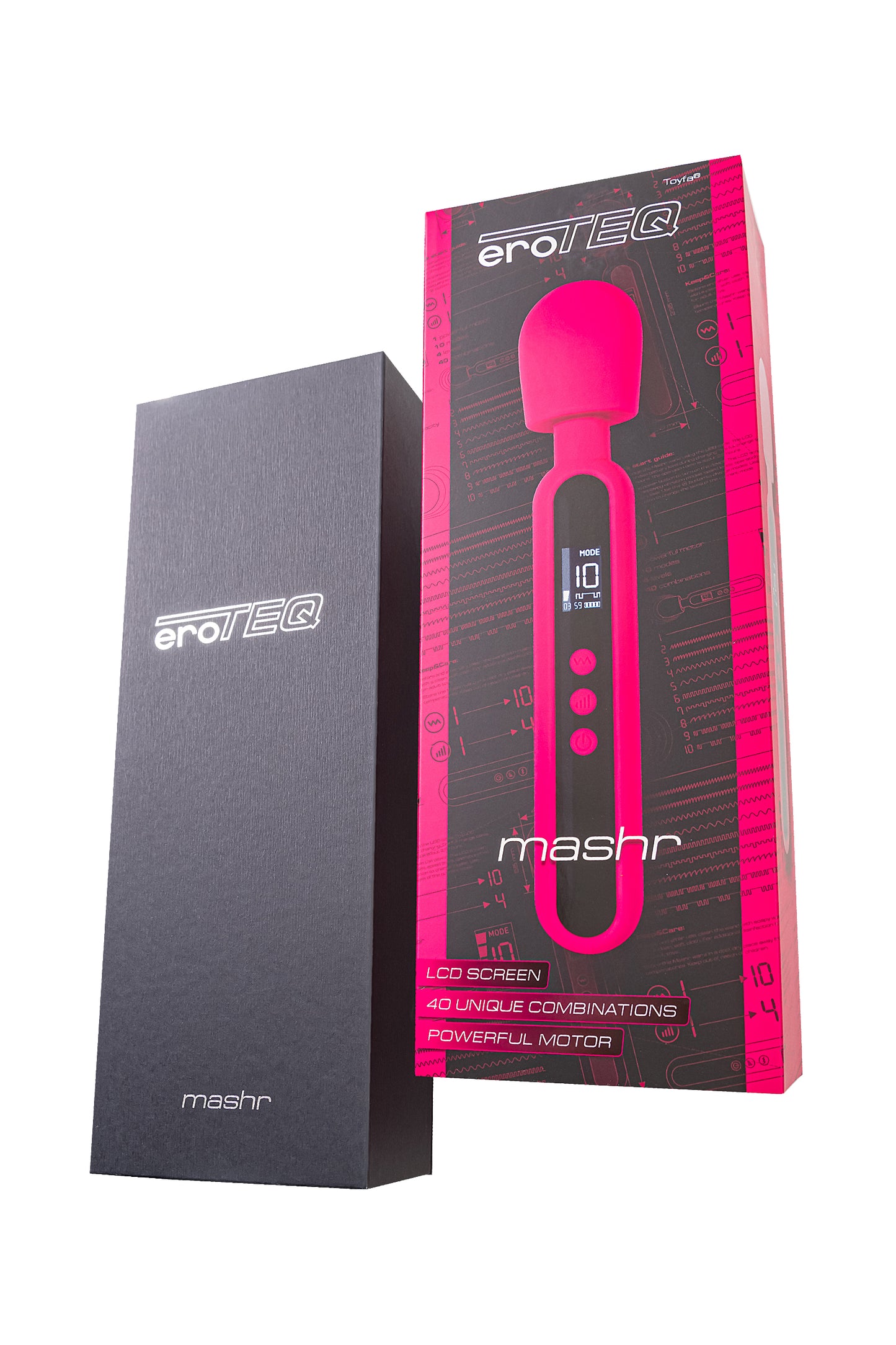 eroTeq Mashr Samimi masaj aleti, silikon, pembe, 23,5 cm