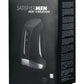 Satisfyer Men Heat Vibratiion Masturbator Gerçekçi Olmayan, Silikon, Siyah, 15 cm