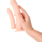 Gerçekçi TOYFA A-Toys Twint yapay penis, silikon, çıplak, 19,5 cm