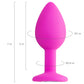 ToDo by Toyfa Brilliant Anal Plug, silikon, pembe, 7 cm, Ø 2 cm, 50 g