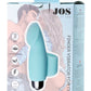 JOS BLİSS Parmak Vibratörü, silikon, mavi, 9 cm