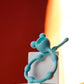 ToDo by Toyfa Froggy anal zinciri, silikon, mavi, 27,4 cm, Ø 1,4 cm