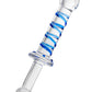 Çift taraflı yapay penis Sexus Glass, cam, transparan, 22,5 cm