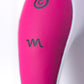 JOS ELLY Isıtmalı Vibratör,  silikon, pembe, 21,5 cm
