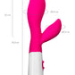 A-Toys by TOYFA Lilu Klitoral Uyarıcı Vibratör, silikon, pembe, 20 cm